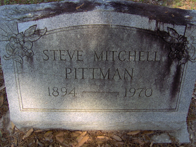 Headstone for Pittman, Steve Mitchell